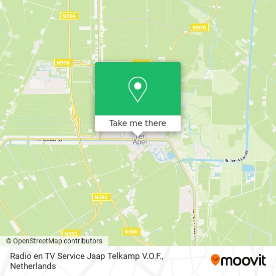 Radio en TV Service Jaap Telkamp V.O.F. map