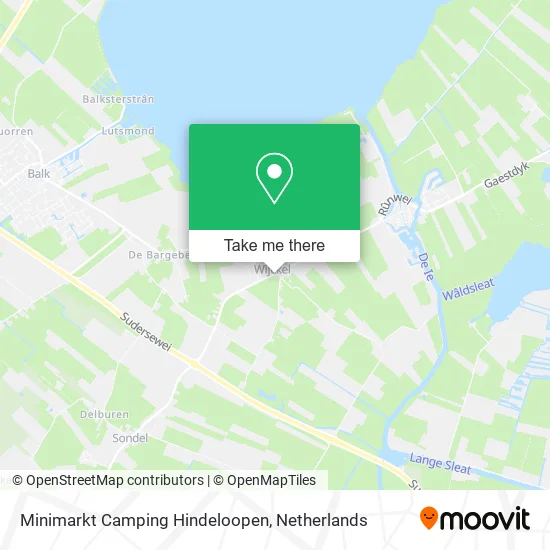 Minimarkt Camping Hindeloopen map