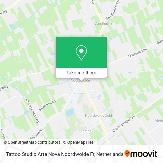 Tattoo Studio Arte Nova Noordwolde Fr map