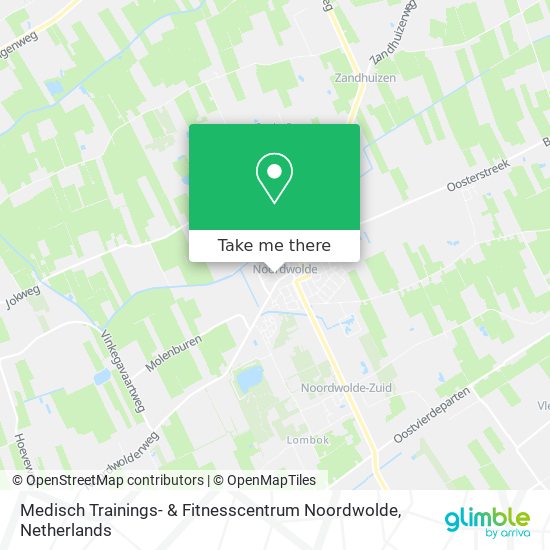 Medisch Trainings- & Fitnesscentrum Noordwolde Karte