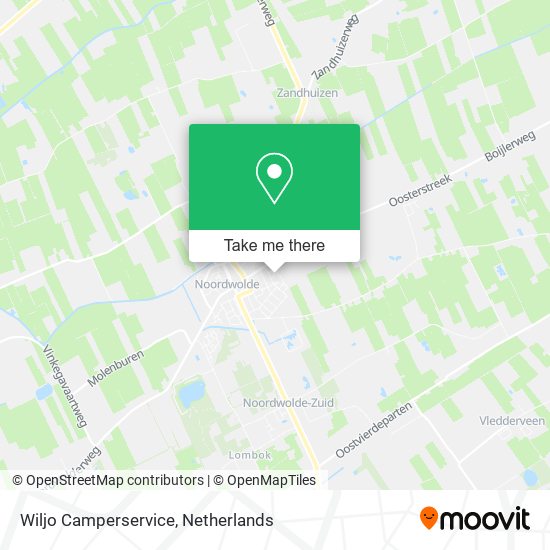 Wiljo Camperservice map