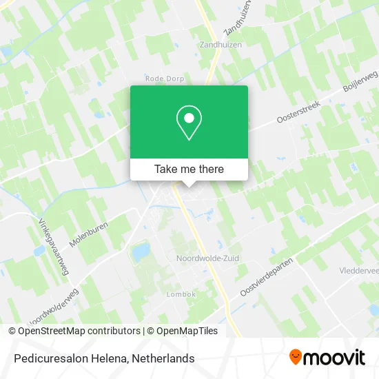 Pedicuresalon Helena map