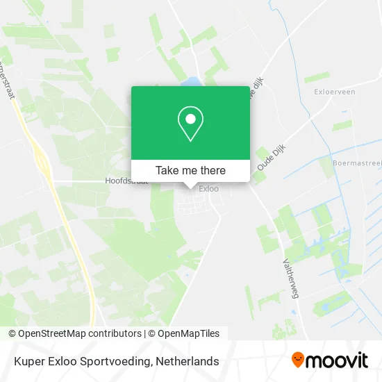 Kuper Exloo Sportvoeding map