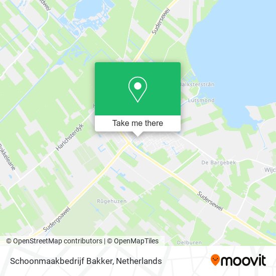 Schoonmaakbedrijf Bakker map