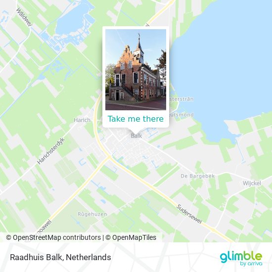 Raadhuis Balk map