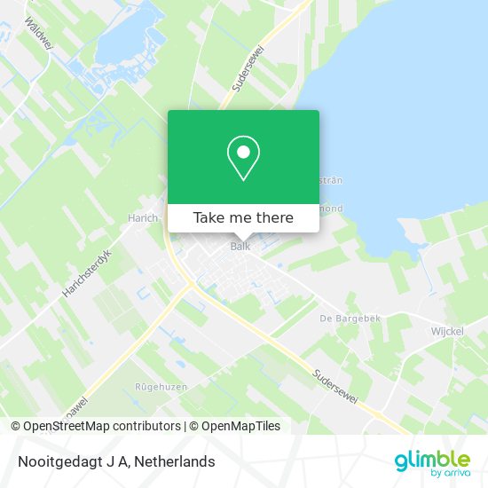 Nooitgedagt J A map