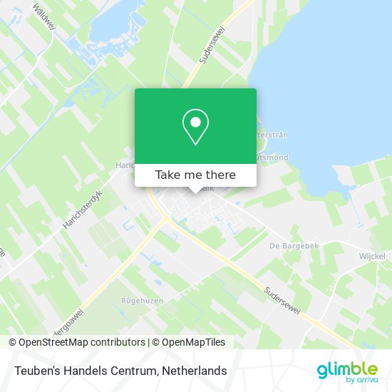 Teuben's Handels Centrum map