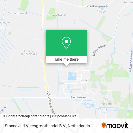 Stanneveld Vleesgroothandel B.V. map
