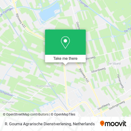 R. Gouma Agrarische Dienstverlening map