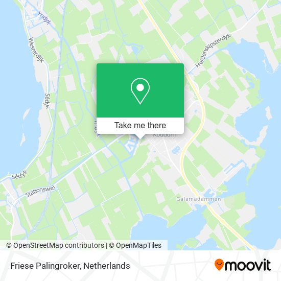 Friese Palingroker map