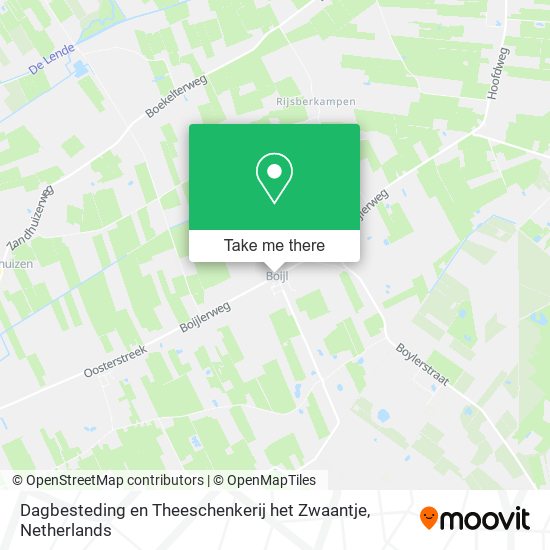 Dagbesteding en Theeschenkerij het Zwaantje map