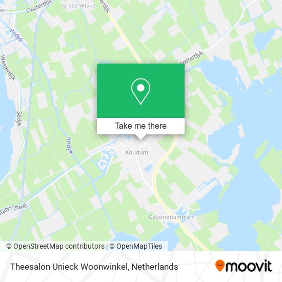 Theesalon Unieck Woonwinkel map