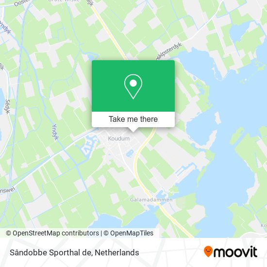 Sândobbe Sporthal de map