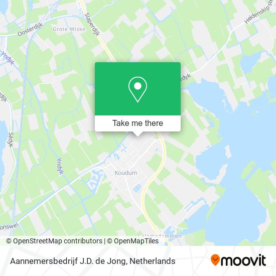 Aannemersbedrijf J.D. de Jong map