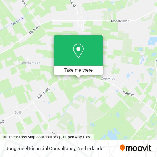 Jongeneel Financial Consultancy map