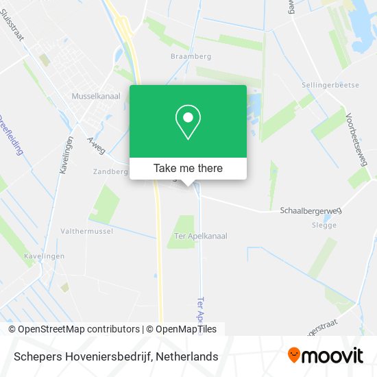 Schepers Hoveniersbedrijf map