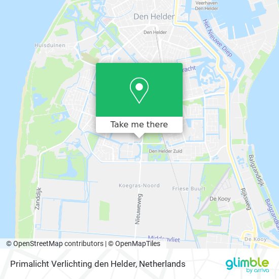 Primalicht Verlichting den Helder map