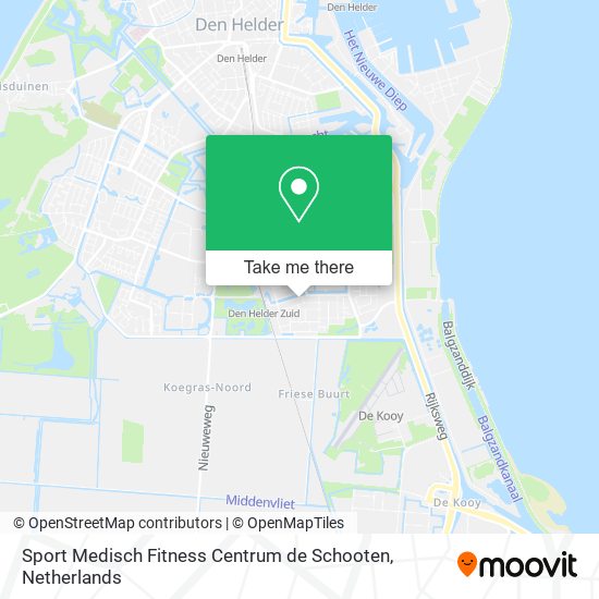 Sport Medisch Fitness Centrum de Schooten Karte