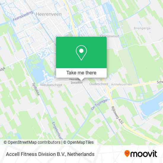 Accell Fitness Division B.V. map