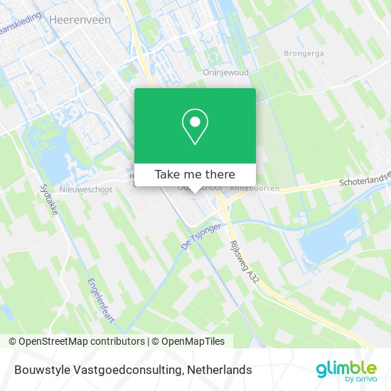 Bouwstyle Vastgoedconsulting map