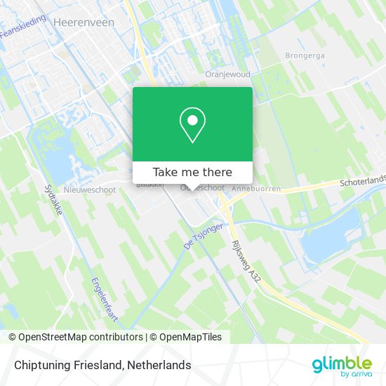 Chiptuning Friesland map