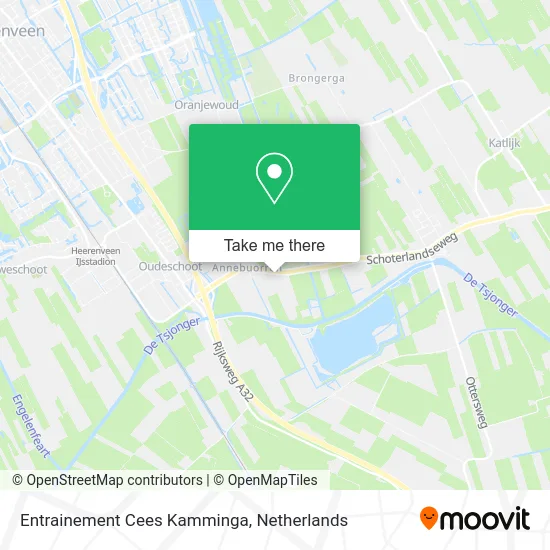 Entrainement Cees Kamminga map