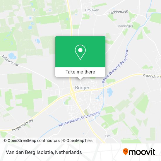 Van den Berg Isolatie map