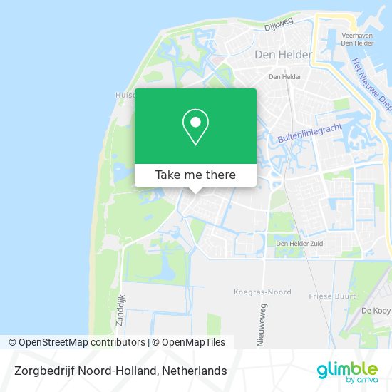 Zorgbedrijf Noord-Holland map