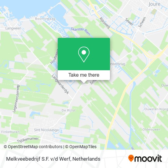 Melkveebedrijf S.F. v/d Werf map