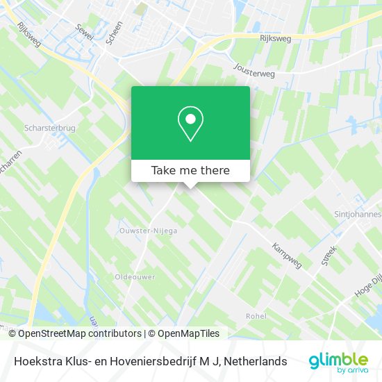 Hoekstra Klus- en Hoveniersbedrijf M J map