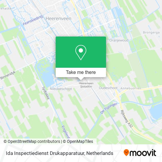 Ida Inspectiedienst Drukapparatuur Karte