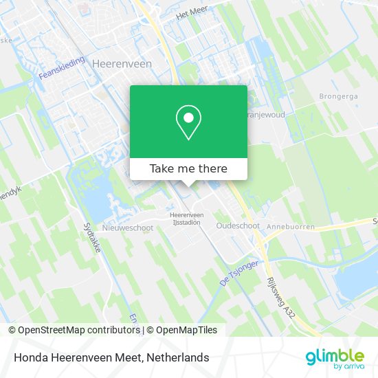 Honda Heerenveen Meet map