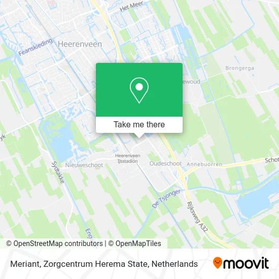 Meriant, Zorgcentrum Herema State map