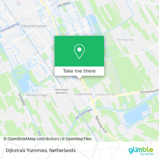 Dijkstra's Yummies map
