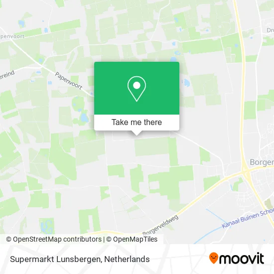 Supermarkt Lunsbergen Karte
