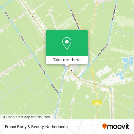 Fraaai Body & Beauty map