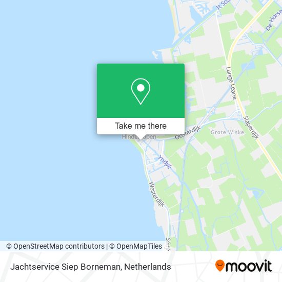 Jachtservice Siep Borneman map