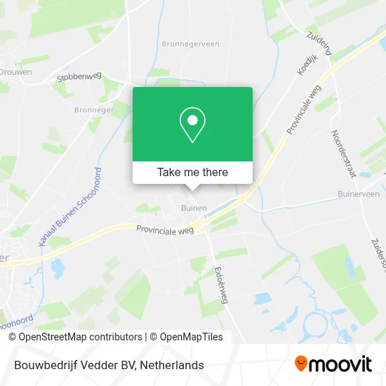 Bouwbedrijf Vedder BV map