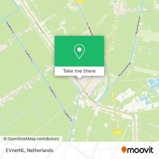 EVnetNL map