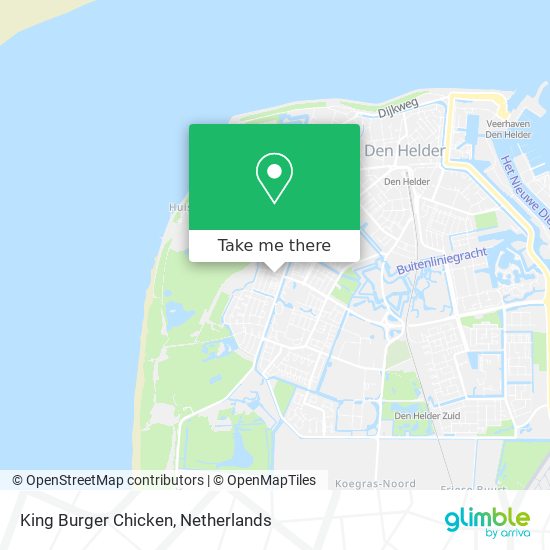 King Burger Chicken map