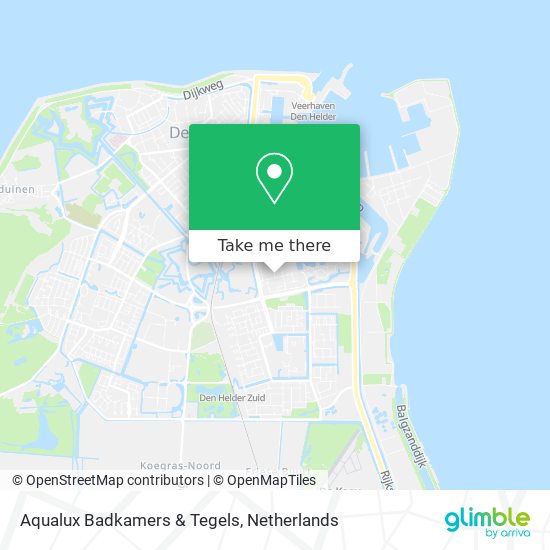 Aqualux Badkamers & Tegels map