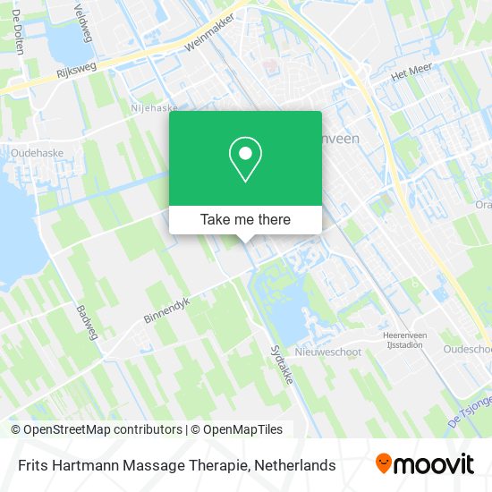 Frits Hartmann Massage Therapie Karte