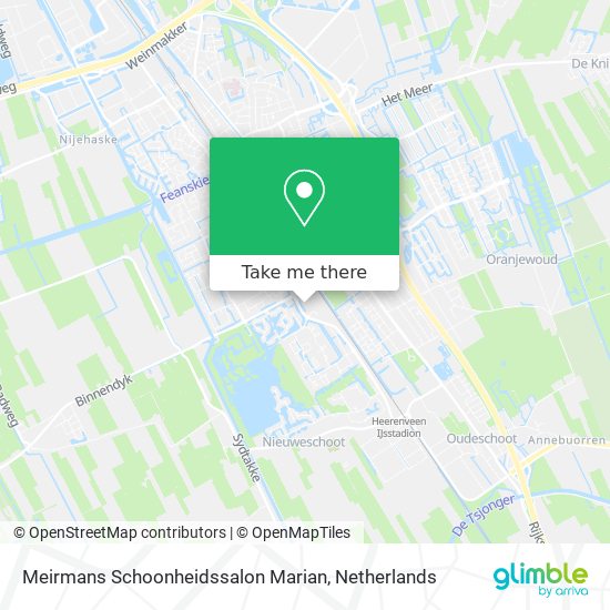 Meirmans Schoonheidssalon Marian map