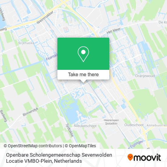 Openbare Scholengemeenschap Sevenwolden Locatie VMBO-Plein map