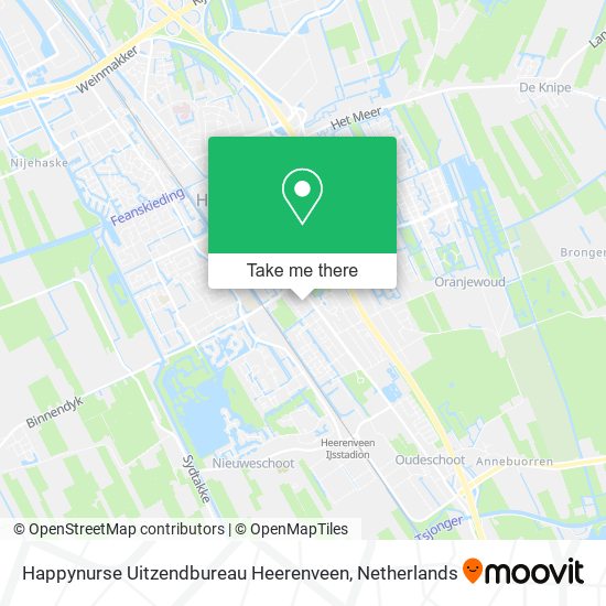 Happynurse Uitzendbureau Heerenveen map