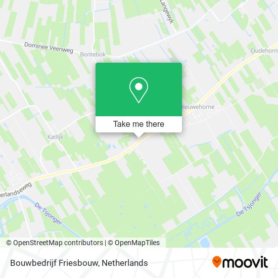 Bouwbedrijf Friesbouw map