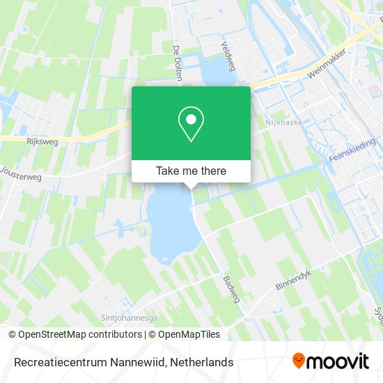 Recreatiecentrum Nannewiid map