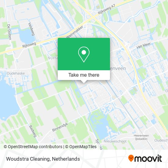 Woudstra Cleaning map