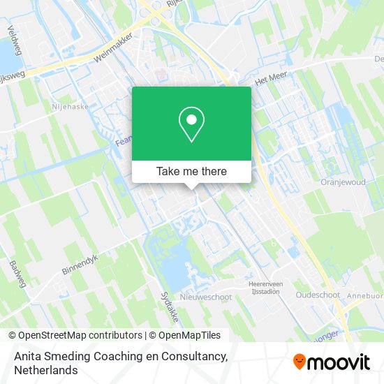 Anita Smeding Coaching en Consultancy map