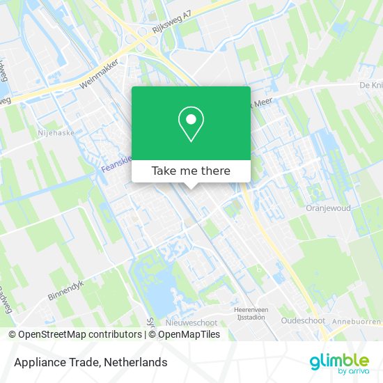 Appliance Trade map